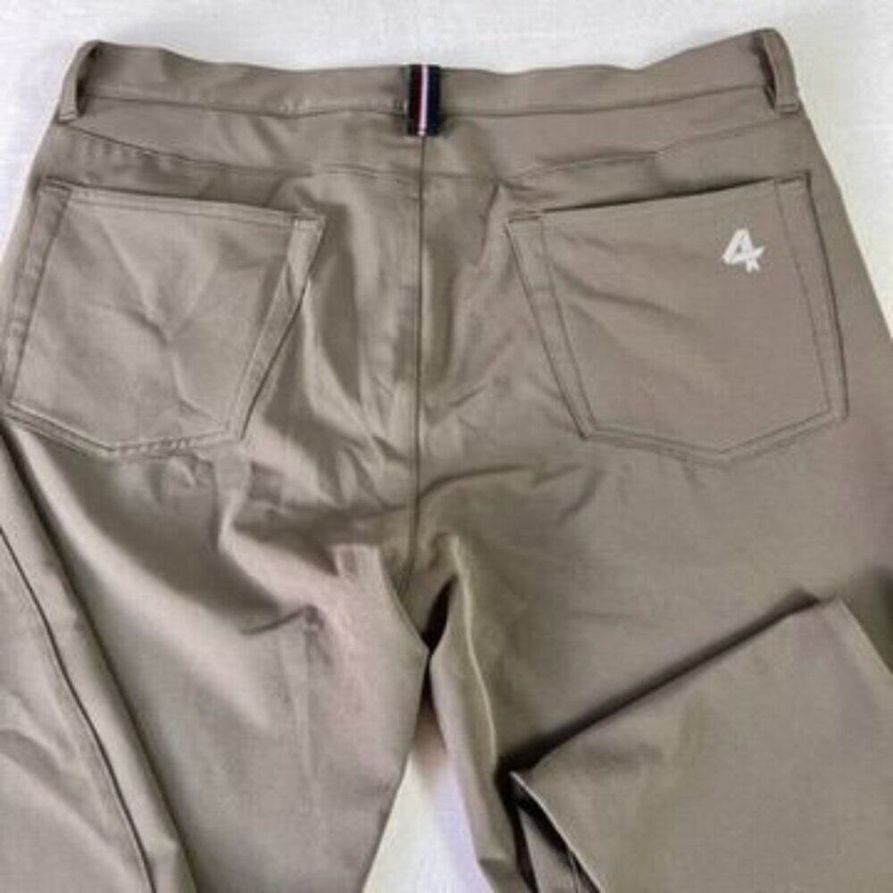 FOURLAPS Pants Mens 34X28 Olive Green Traverse Straight Leg Army 1072 Active - Picture 5 of 12